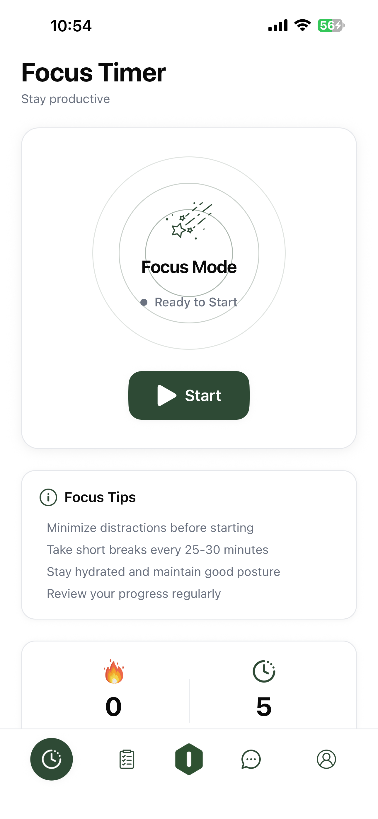 Focus Mode with App Blocking